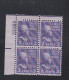 Sc#807, 3-cent 1938 Presidential Issue, MNH Plate # Block Of 4 US Stamps - Plattennummern