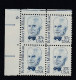 Sc#1866, 37-cent Robert Millikan Physicist Theme Great Americans Issue, Plate # Block Of 4 US Stamps - Plattennummern