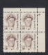 Sc#1869, 50-cent Chester Nimitz US Navy Admiral Theme Great Americans Issue, Plate # Block Of 4 US Stamps - Números De Placas