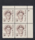 Sc#1869, 50-cent Chester Nimitz US Navy Admiral Theme Great Americans Issue, Plate # Block Of 4 US Stamps - Plattennummern