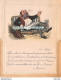 Carte-lettre Double 1er Avril  ± 1900 Illustration Et Propos Médisants Anonymes - Erster April