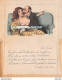 Carte-lettre Double 1er Avril  ± 1900 Illustration Et Propos Médisants Anonymes - 1er Avril - Poisson D'avril