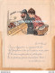 Carte-lettre Double 1er Avril  ± 1900 Illustration Et Propos Médisants Anonymes - 1° Aprile (pesce Di Aprile)