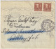 SUÈDE / SWEDEN - 1939 2xFacit F321 On Cover To M/S "Gullmaren", Göteborg - "NATTFLYGNING GÖTEBORG-HANNOVER" Ds. - Cartas & Documentos