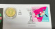 5-7-2023 (1 S 60) Women's Football World Cup ($2.00 Colored Coins 5-7-2023) With FIFA Football TAZUNI Stamp - 2 Dollars