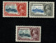 Ref 1621 - Leeward Islands 1935 KGV Silver Jubilee (3) SG 88. 89 & 91 - Lightly Mounted Stamps - Leeward  Islands