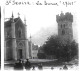 74  / SAINT JEOIRE / LA TOUR 1741 / DEBUT 20 EME  / PLAQUE DE VERRE PHOTO STEREO / - Diapositiva Su Vetro