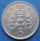 UK - 5 New Pence 1980 "crowned Thistle" KM# 911 Elizabeth II Decimal Coinage (1971-2022) - Edelweiss Coins - 5 Pence & 5 New Pence