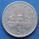 UK - 5 Pence 1991 "crowned Thistle" KM# 937b Elizabeth II Decimal Coinage (1971-2022) - Edelweiss Coins - 5 Pence & 5 New Pence
