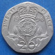 UK - 20 Pence 1996 "crowned Rose" KM# 939 Elizabeth II Decimal Coinage (1971-2022) - Edelweiss Coins - 20 Pence