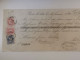 Belgique, Note De Crédit, Bois Le Duc 1880 Avec Timbres Leopold II, Victor Terwangne & Cie Liège - Documents