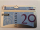 NETHERLANDS  20 UNITS /  L&G /HBU/HOLLANDSE BANK UNIE    /RDZ 120 /MINT CARD  (RRR)    ** 13985** - [3] Sim Cards, Prepaid & Refills