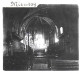 74  / MIEUSSY / INTERIEUR CHAPELLE / DEBUT 20 EME  / PLAQUE DE VERRE PHOTO STEREO / - Mieussy