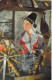 Royaume-Uni-Pays De Galles Wales-  Welsh Girl In Welsh National Costume - Spinning Wheel  Rouet  FOLKLORE *PRIX FIXE - Anglesey