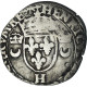 Monnaie, France, Henri II, Douzain Aux Croissants, 1551, La Rochelle, TB+ - 1547-1559 Henry II