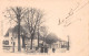 Les AVENIERES (Isère) - La Place En Hiver - Précurseur Voyagé 1903 (2 Scans) Vve Crillat, Rentière à Les Abrets 38 - Les Avenières