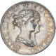 Monnaie, États Italiens, LUCCA, Felix And Elisa, 5 Franchi, 1808/7, Firenze - Lucca