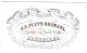 Belgique "Carte Porcelaine" Porseleinkaart, J. F. Pluys - Bosmans, Soieries, Cravates, Bruxelles, Dim:90 X53mm - Porseleinkaarten