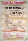 AFFICHE BD Georges WOLINSKI 1969 THEATRE GRAMONT "Je Ne Pense Qu'à ça" Claude Confortes Humour érotisme - Plakate & Offsets