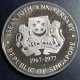 Singapore 10 Dollars Comm. 10th Anniversary Of ASEAN 1977 Silver Coin Incl. Box - Singapur