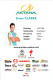 Carte Cyclisme Cycling Ciclismo サイクリング Format Cpm Equipe Cyclisme Pro Team Astana 2011 Simon Clarke Australie Sup.Etat - Ciclismo