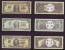 China BOC Bank (Bank Of China) Training/test Banknote,United States D Series 7 Different Dollars Specimen Overprint - Collections