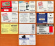 10 Different Phonecards - Operatori Telecom