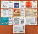 10 Different Phonecards - Operatori Telecom