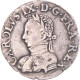 Monnaie, France, Charles IX, Demi Teston, 1573, Poitiers, TTB, Argent - 1560-1574 Karel I