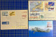 POLAND LOT OF 2 AIR COVERS + JUGOSLAVIA MAX CARD WIT AIRPLANES, THEMATIC. - Posta Aerea