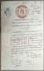 BRITISH INDIA HOLKAR STATE INDORE FOUR ANNAS STAMP PAPER & COURT FEE STAMPS, FISCAL....USED - Holkar