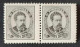 POR0060cMNHx2h2 - King D. Luís I Frontal View - New Values - Pair Of 5 Reis MNH Stamps - Portugal - 1887 - Unused Stamps