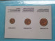 Set Of 3 Coins LA FRANCE ( DETAIL > Voir / See SCANS ) Gold Plated ! - Errors & Oddities