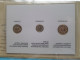 Set Of 3 Coins > GUATEMALA ( DETAIL > Voir / See SCANS ) Gold Plated ! - Guatemala