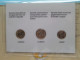 Set Of 3 Coins > FIJI ( DETAIL > Voir / See SCANS ) Gold Plated ! - Fidschi