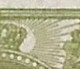 Witte Punt In Straal Rechtsboven In 1899 Koningin Wilhelmina 3 Cent Groen NVPH 57 - Plaatfouten En Curiosa