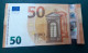 NETHERLANDS 50 Euro 2017  Letter PB UNC  P001 F4 Nederland - 50 Euro