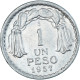 Monnaie, Chili, Peso, 1957 - Chili