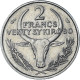 Monnaie, Madagascar, 2 Francs, 1965 - Madagascar