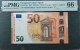 50 EURO SPAIN 2017 LAGARDE V027A1 VC SC FDS UNC. PERFECT PMG 66 EPQ - 50 Euro