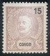 CONGO - 1898/1901 - D.CARLOS I - CE17 - Portuguese Congo