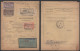 COLIS POSTAUX  -  BELGIQUE - ANVERS - ANTWERPEN /1925-6 - 8  BULLETINS D'EXPEDITION POUR LA FRANCE / 8 IMAGES (ref 3468) - Documenten & Fragmenten