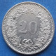 SWITZERLAND - 20 Rappen 2000 B KM# 29a Confoederatio Helvetica - Edelweiss Coins - Autres & Non Classés