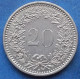 SWITZERLAND - 20 Rappen 2008 B KM# 29a Confoederatio Helvetica - Edelweiss Coins - Autres & Non Classés