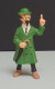 Tintin : Figurine Professeur TOURNESOL Avec Son Parapluie BULLY De 1990 En Plastique Souple - H. 80mm ( Voir Photos ). - Kuifje