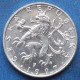CZECH REPUBLIC - 50 Haleru 1997 KM# 3.1 Republic (1993) - Edelweiss Coins - Tschechische Rep.
