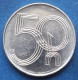 CZECH REPUBLIC - 50 Haleru 1997 KM# 3.1 Republic (1993) - Edelweiss Coins - Czech Republic