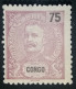 CONGO - 1903 - D.CARLOS I - CE50 - Portuguese Congo