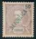 CONGO - 1914 - D.CARLOS I, COM SOBRECARGA "REPUBLICA" - CE115 - Portugiesisch-Kongo