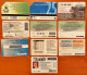 10 Different Phonecards - Telekom-Betreiber